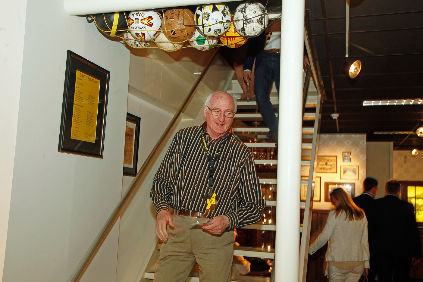 NAC-icoon Ben van Bilzen 75 jaar.
